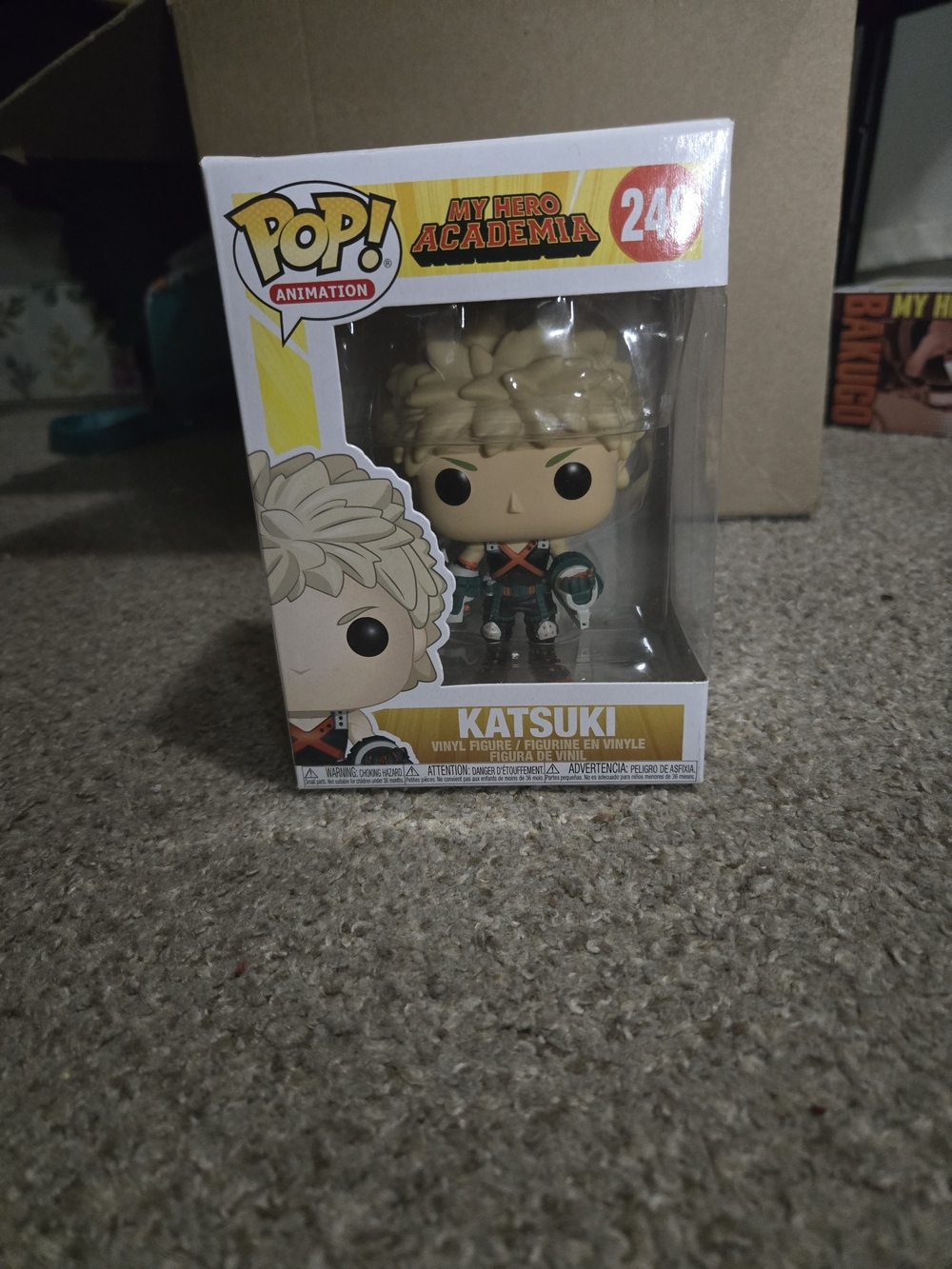 Funko Pop! My Hero Academia Katsuki Blonde Green Orange Vinyl Figure